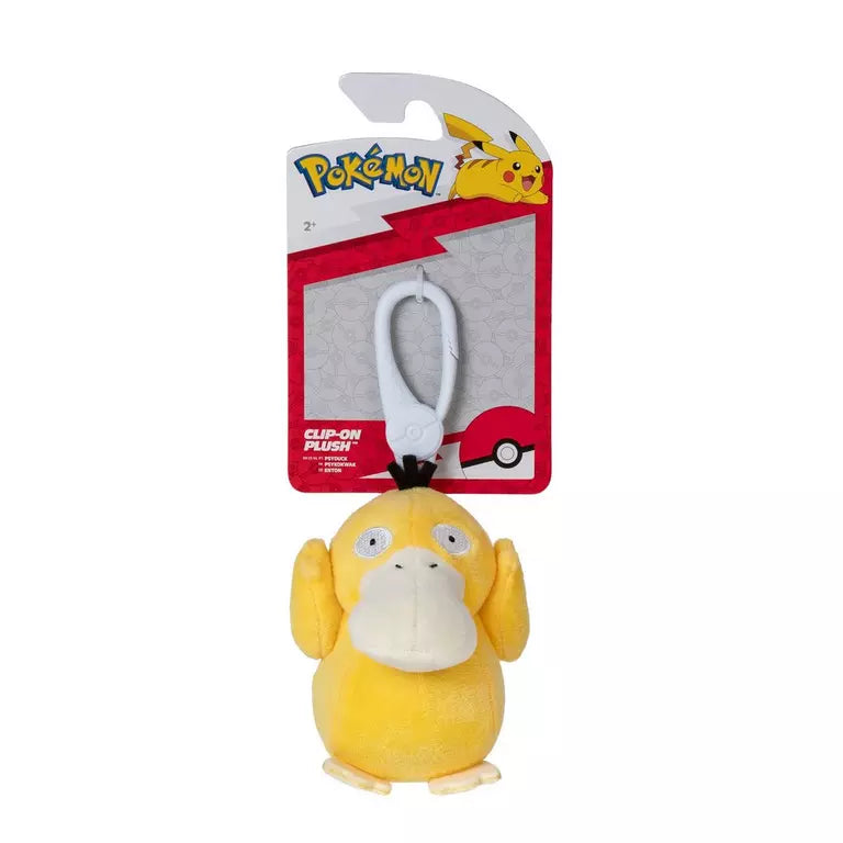 Pokemon 3.5" Clip-On Plush: Psyduck