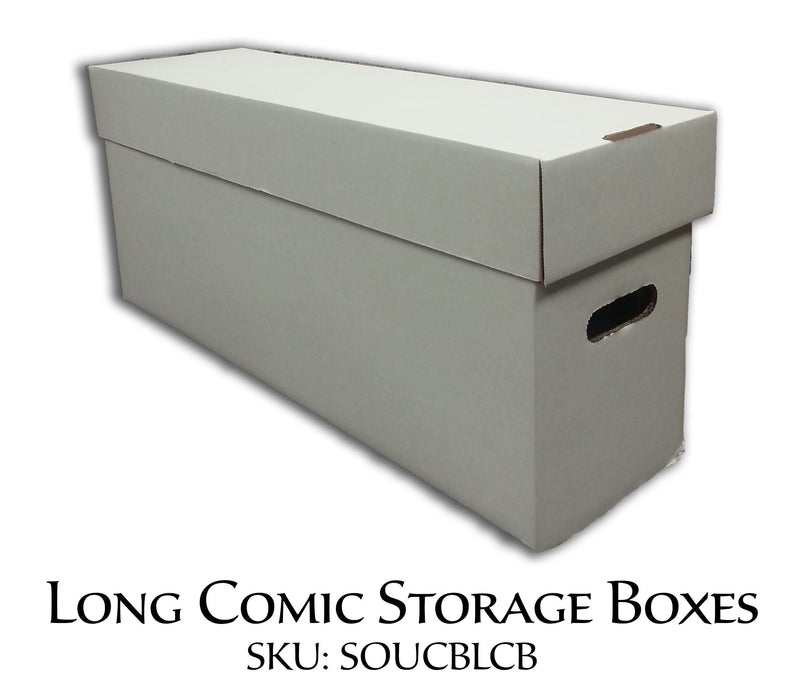 Long Comic Cardboard Storage Box