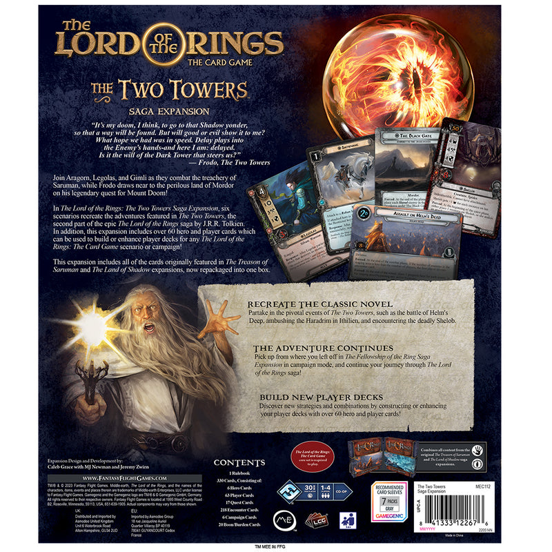 Lord of the Rings LCG: The Two Towers Saga Expansion