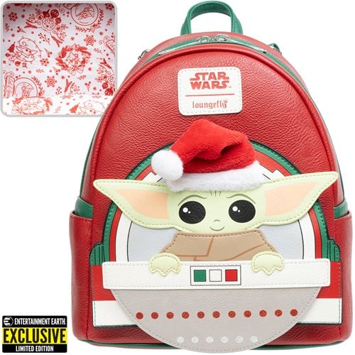 Loungefly Star Wars Santa Grogu Mini-Backpack EE Exclusive