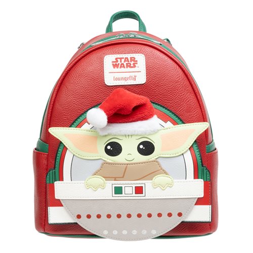 Loungefly Star Wars Santa Grogu Mini-Backpack EE Exclusive