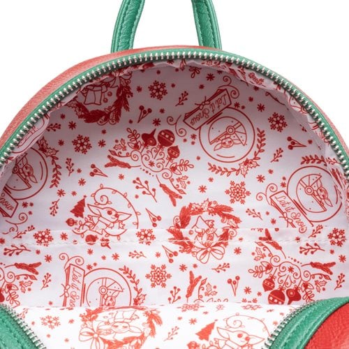 Loungefly Star Wars Santa Grogu Mini-Backpack EE Exclusive