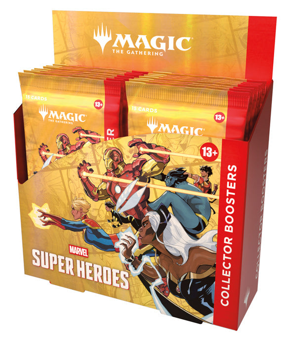Magic: The Gathering Marvel Super Heroes Collector Booster Display