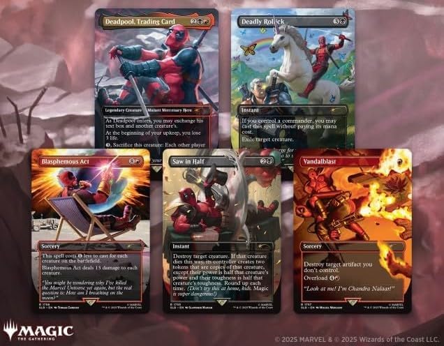Magic The Gathering: Deadpool Secret Lair x Marvel 6 Nonfoil