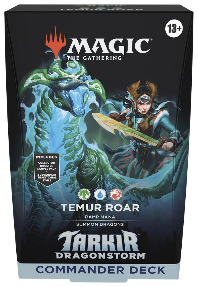 Magic The Gathering: Tarkir Dragonstorm Commander Deck - Temur Roar