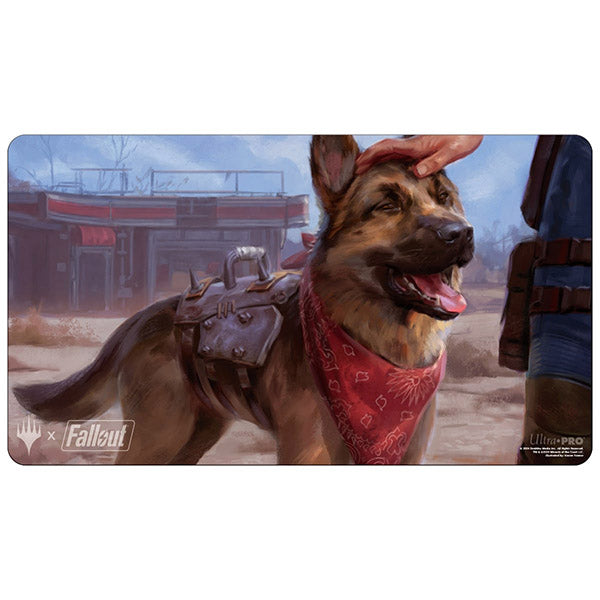 Magic The Gathering Fallout Playmat - Dogmeat, Ever Loyal