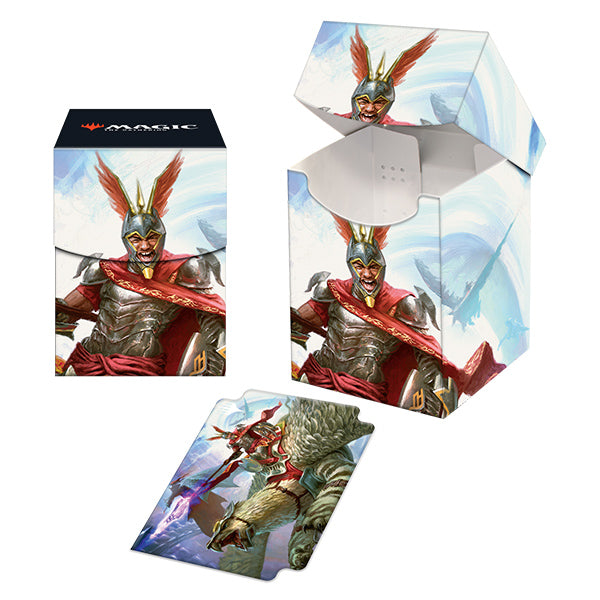 Magic The Gathering March of the Machine Brimaz, Sidar Jabari of Zhalfir 100+ PRO Deck Box