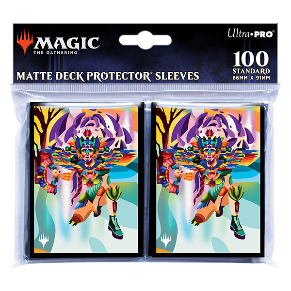 Magic The Gathering The Lost Caverns of Ixalan Sleeves (100ct) - Huatli, Poet of Unity