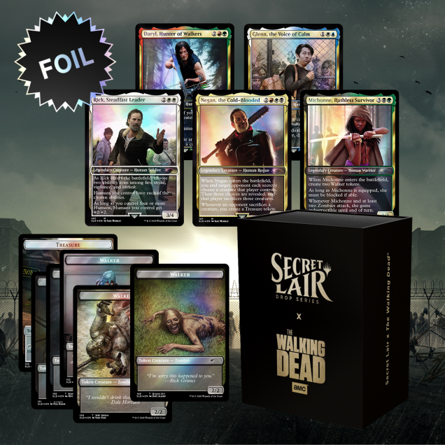 Magic The Gathering Secret Lair - The Walking Dead Foil Edition