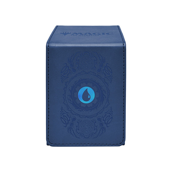Magic the Gathering Mana 7 Island Alcove Flip 100+ Deck Box