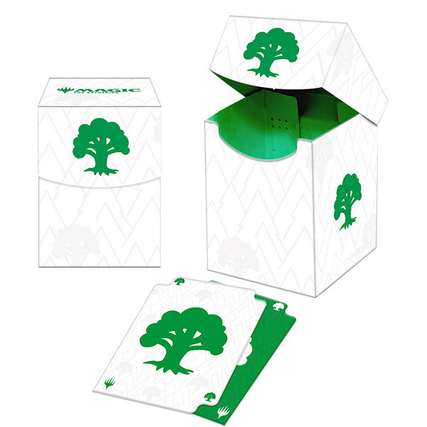 Magic the Gathering Mana 8 Forest 100+ Deck Box