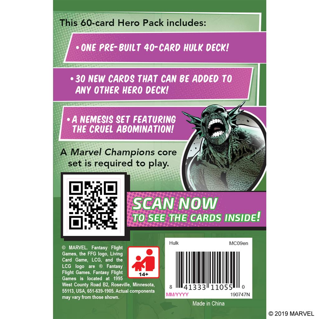 Marvel Champions: The Card Game - Hulk Hero Pack