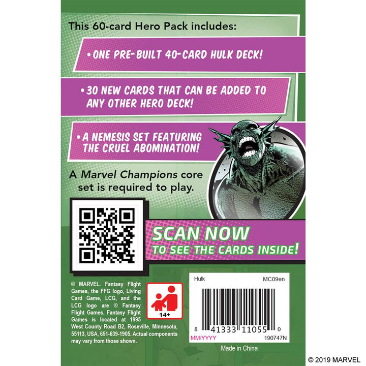 Marvel Champions: The Card Game - Hulk Hero Pack