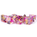 Metallic Dice Games: Unicorn Blushing Steel (7ct)
