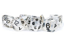 Metallic Dice Games: Unicorn Resin Polyhedral Dice - Unicorn Ice (7ct)