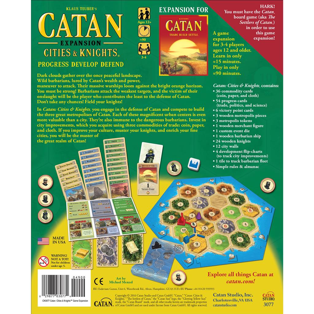 Catan Expansion: Cities And Knights 5th Edition