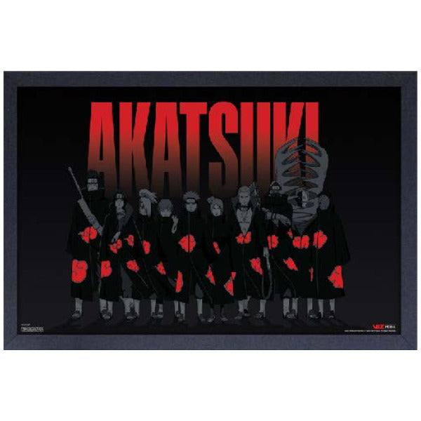 Naruto Akatsuki Line-Up Poster (11" x 17" Gel-Coat)