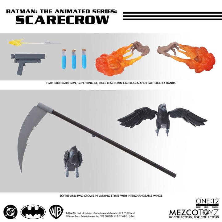 One:12 Collective - Batman the Animated series Scarecrow Action Figure (Pre-Order)