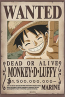 One Piece - Luffy Wanted Poster 24x36 Anime Poster