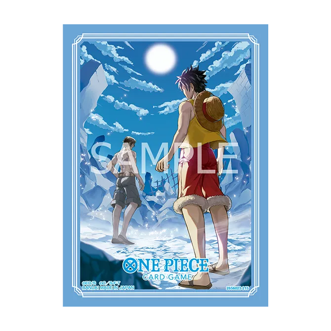 One Piece Official Card Sleeves 15 Luffy and Ace