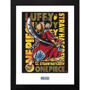 One Piece Luffy in Wano Framed Poster