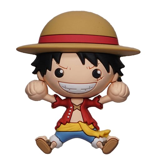 One Piece Monkey D. Luffy 3D Foam Magnet