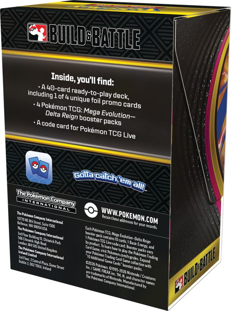 Pokemon TCG: Mega Evolution Delta Reign Build and Battle Box