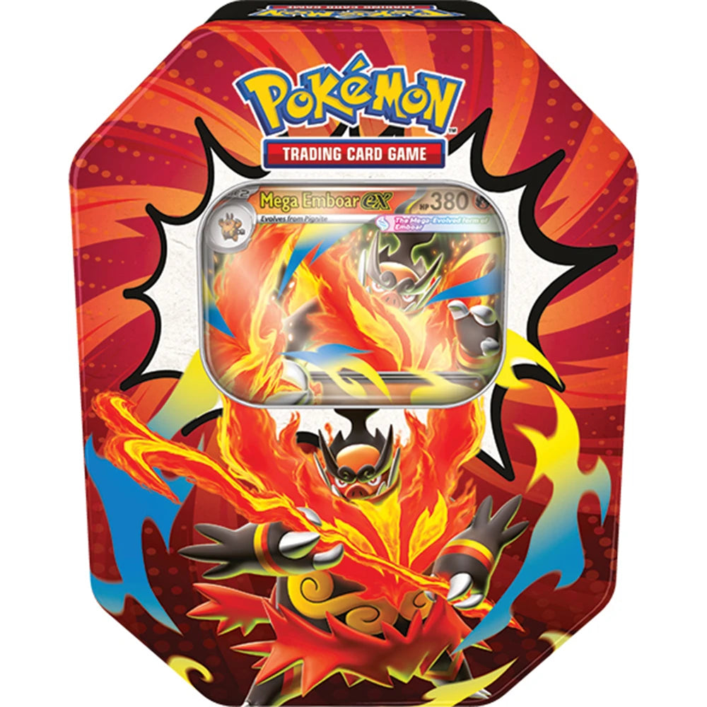 Pokemon TCG: Mega Evolution Ascended Heroes Tin - Mega Emboar ex