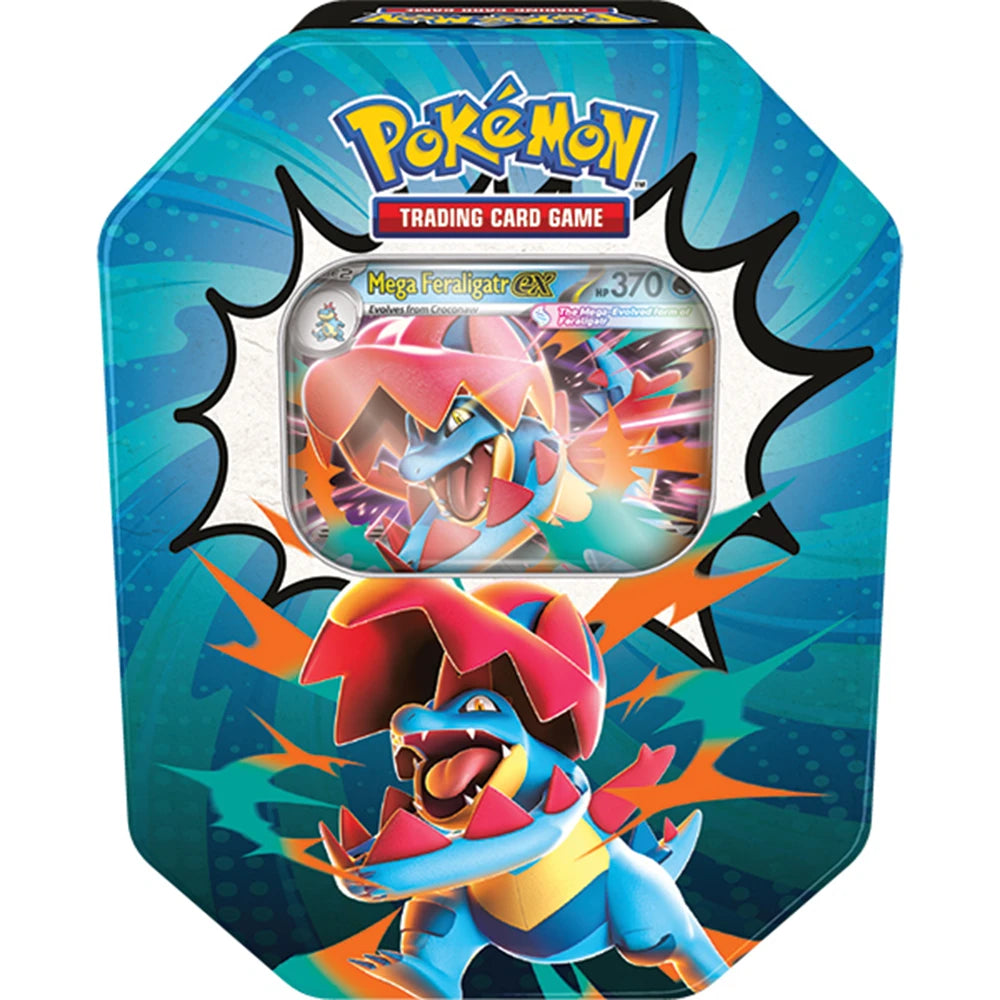 Pokemon TCG: Mega Evolution Ascended Heroes Tin - Mega Feraligatr ex