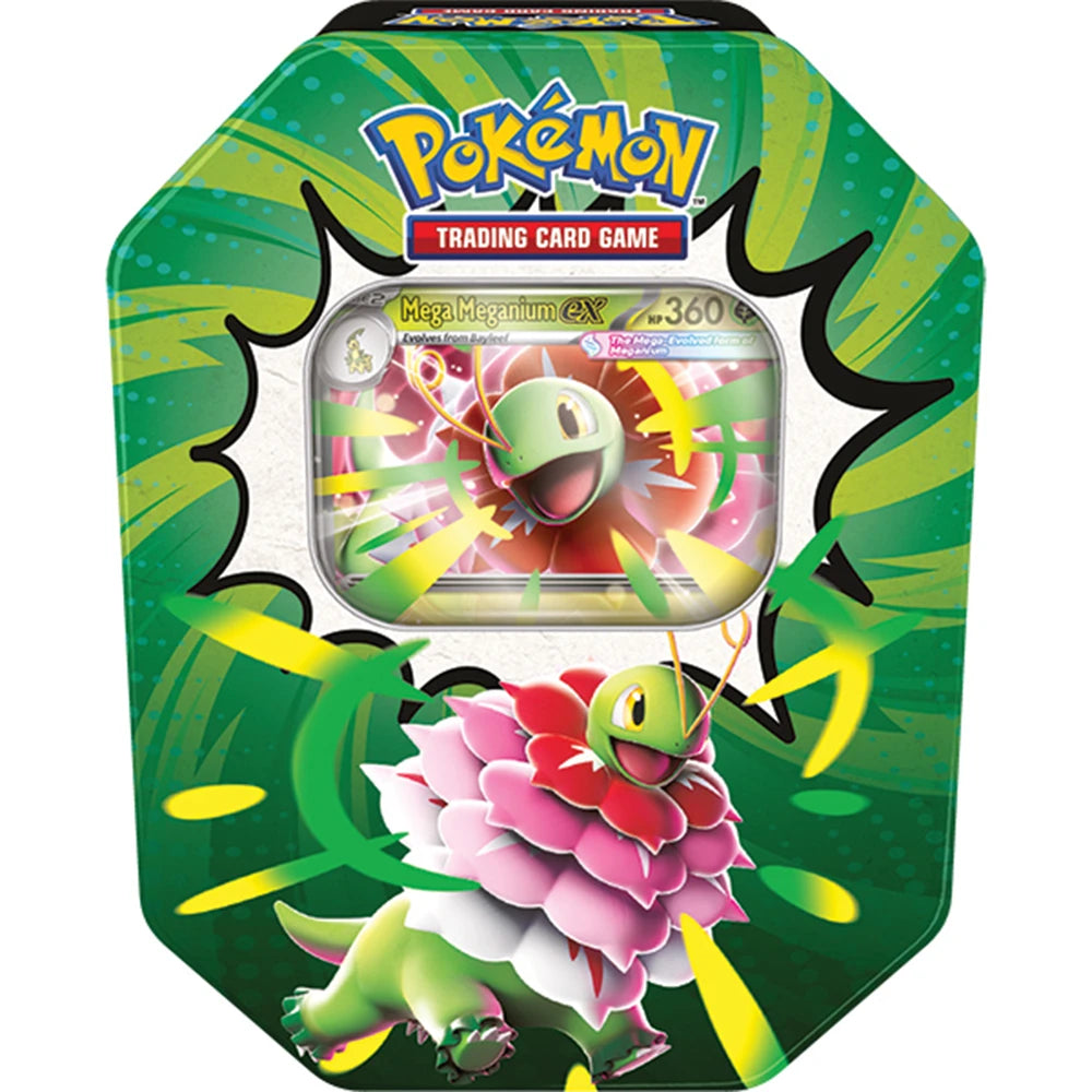 Pokemon TCG: Mega Evolution Ascended Heroes Tin - Mega Meganium ex