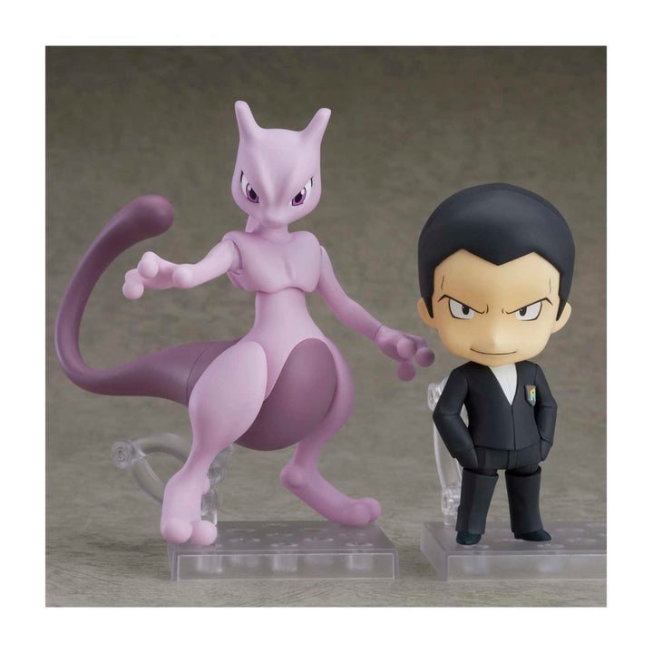 Pokemon Center Giovanni &amp; Mewtwo Good Smile Company Nendoroid Figure