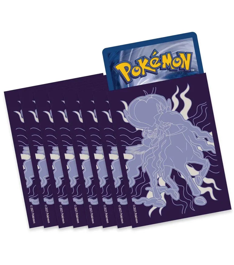 Pokemon Chilling Reign Elite Trainer Box Card Sleeves - Shadow Rider Calyrex (65)