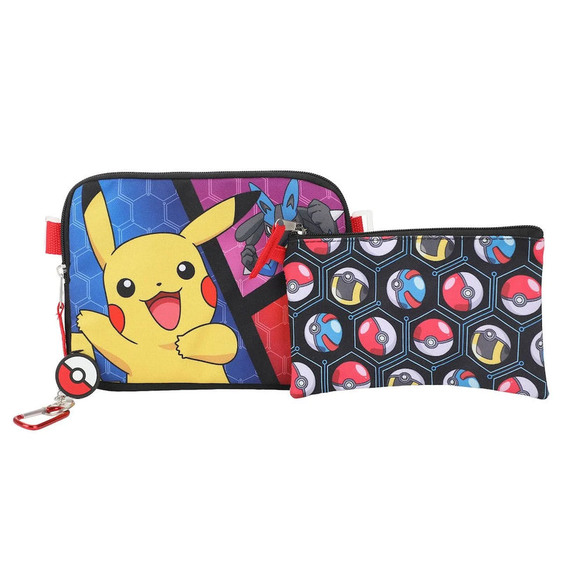 Pokemon Large Character 5-Piece Backpack Set