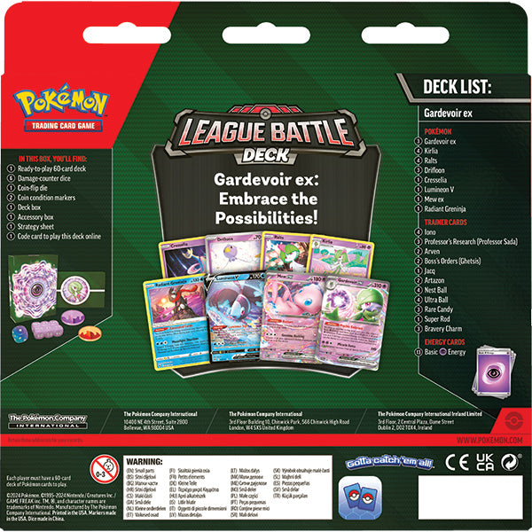 Pokemon TCG: Gardevoir ex League Battle Deck