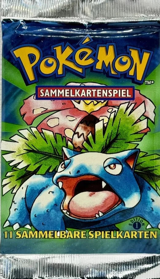 Pokemon TCG: German Base Set Booster Pack - Venusaur