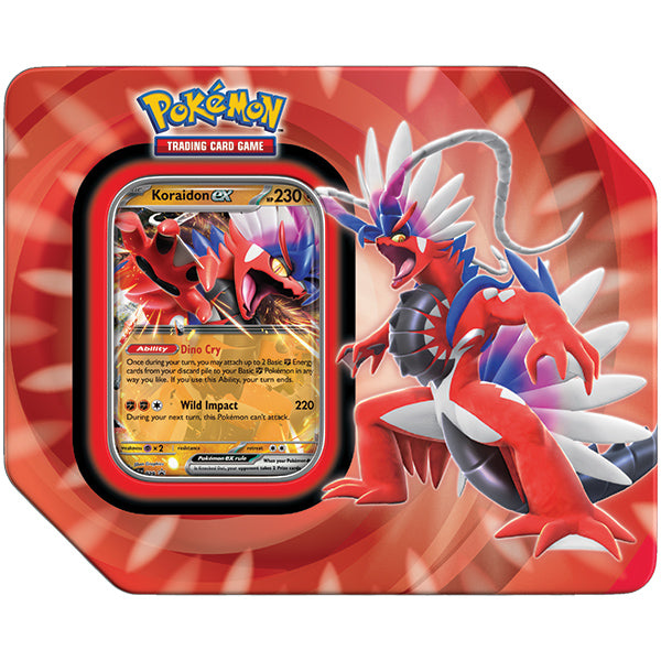 Pokemon TCG: Paldea Legends Tin - Koraidon EX