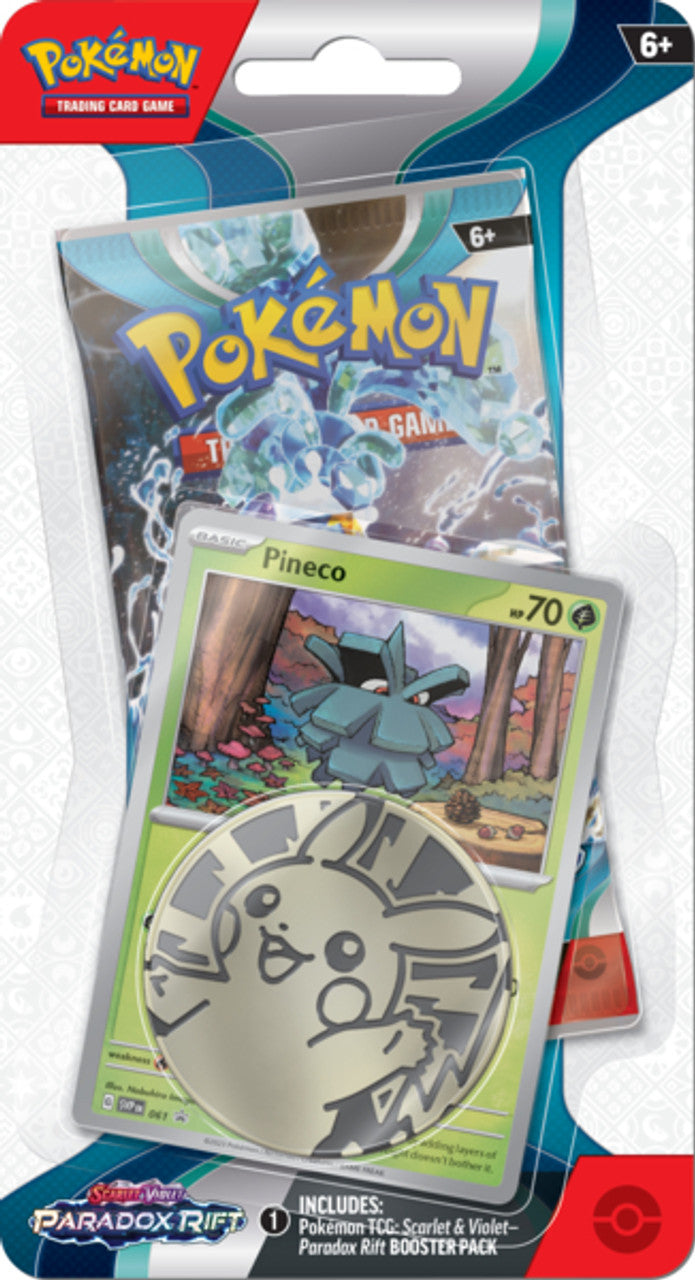 Pokemon TCG Paradox Rift Checklane Blister - Pineco