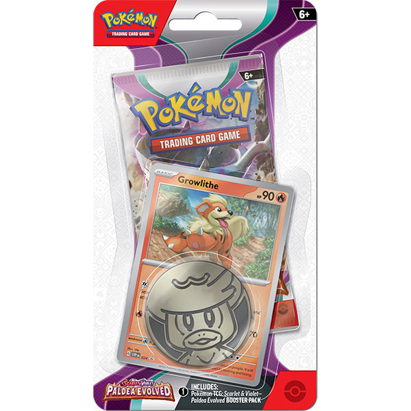 Pokemon TCG Scarlet &amp; Violet Paldea Evolved Blister Pack - Growlithe