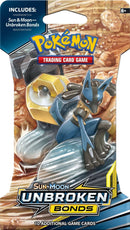 Pokemon TCG Sun and Moon Unbroken Bonds Sleeved Booster Pack