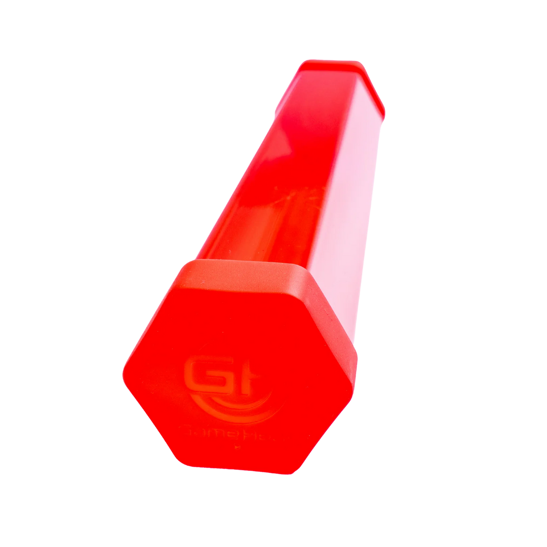 Gamehead - Red Hex Playmat Tube