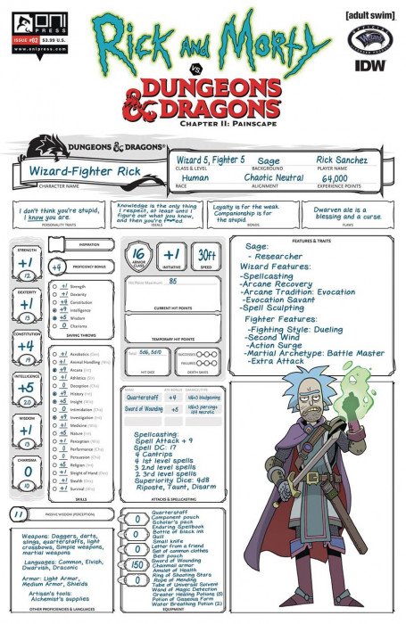 Rick and Morty vs Dungeons & Dragons Chapter II Painscape