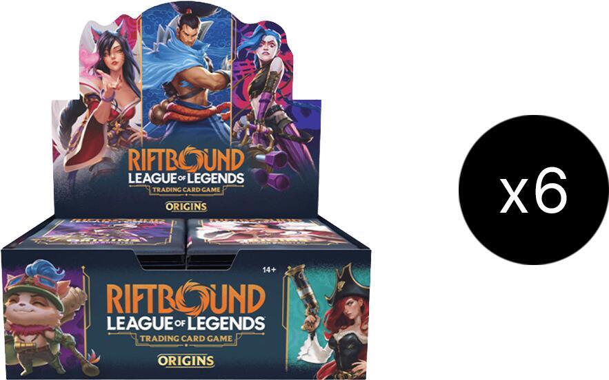 Riftbound League of Legends TCG - Origins Booster Box Case (6)