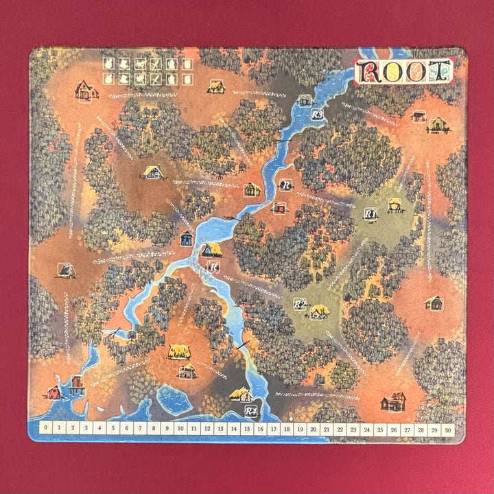 Leder Games - Root Playmat Marsh / Gorge