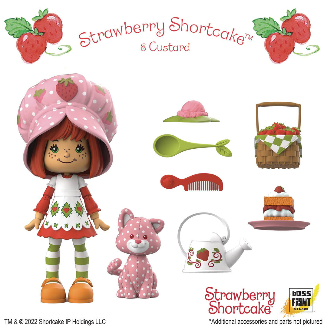 Strawberry Shortcake Strawberry Shortcake &amp; Custard Action Figure