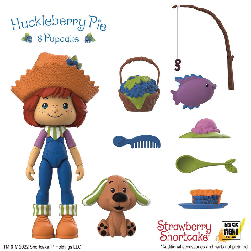 Strawberry Shortcake Huckleberry Pie & Pupcake Action Figure