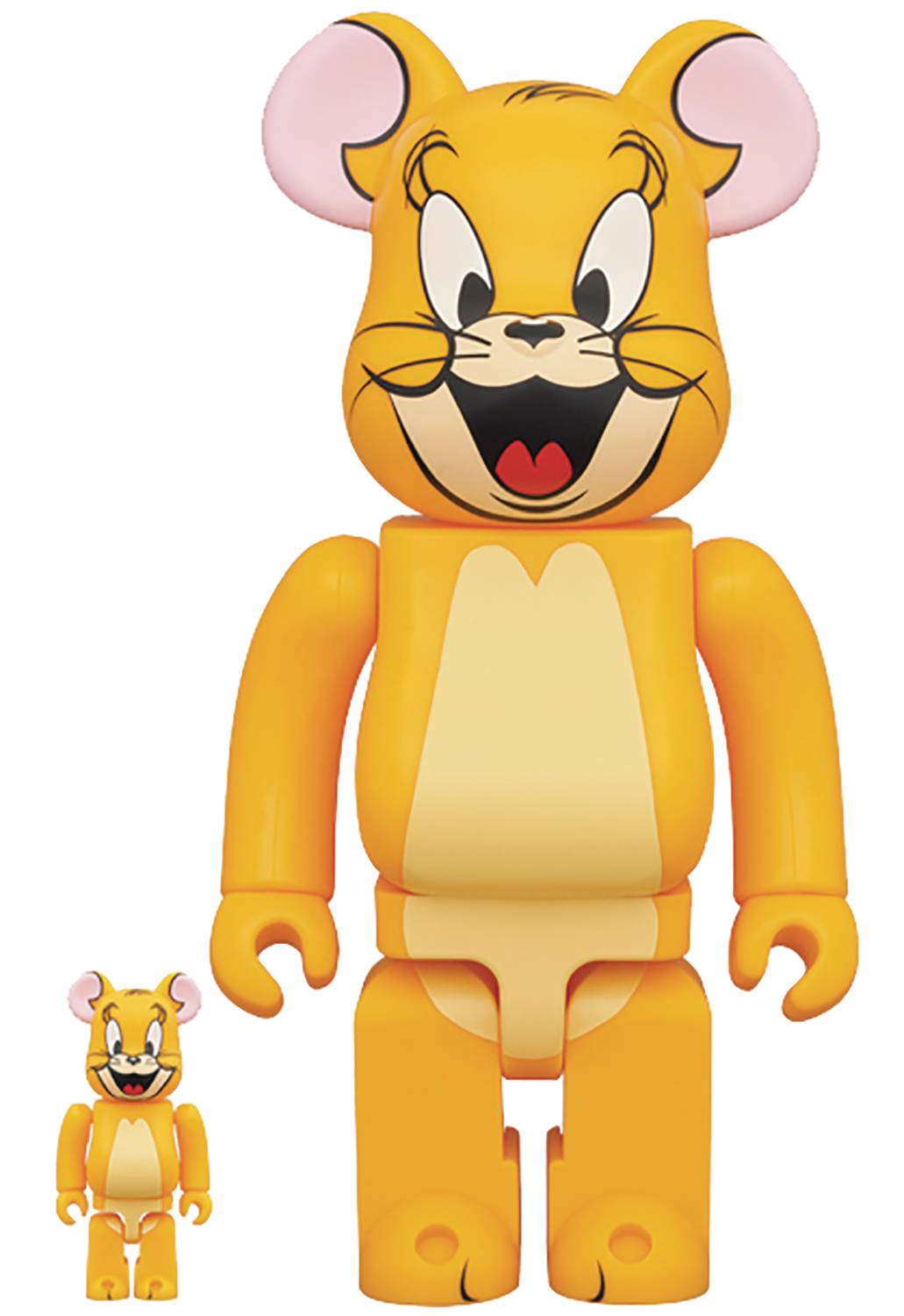 Medicom - Tom &amp; Jerry Classic Color Jerry Bearbrick 100% and 400% 2 Pack