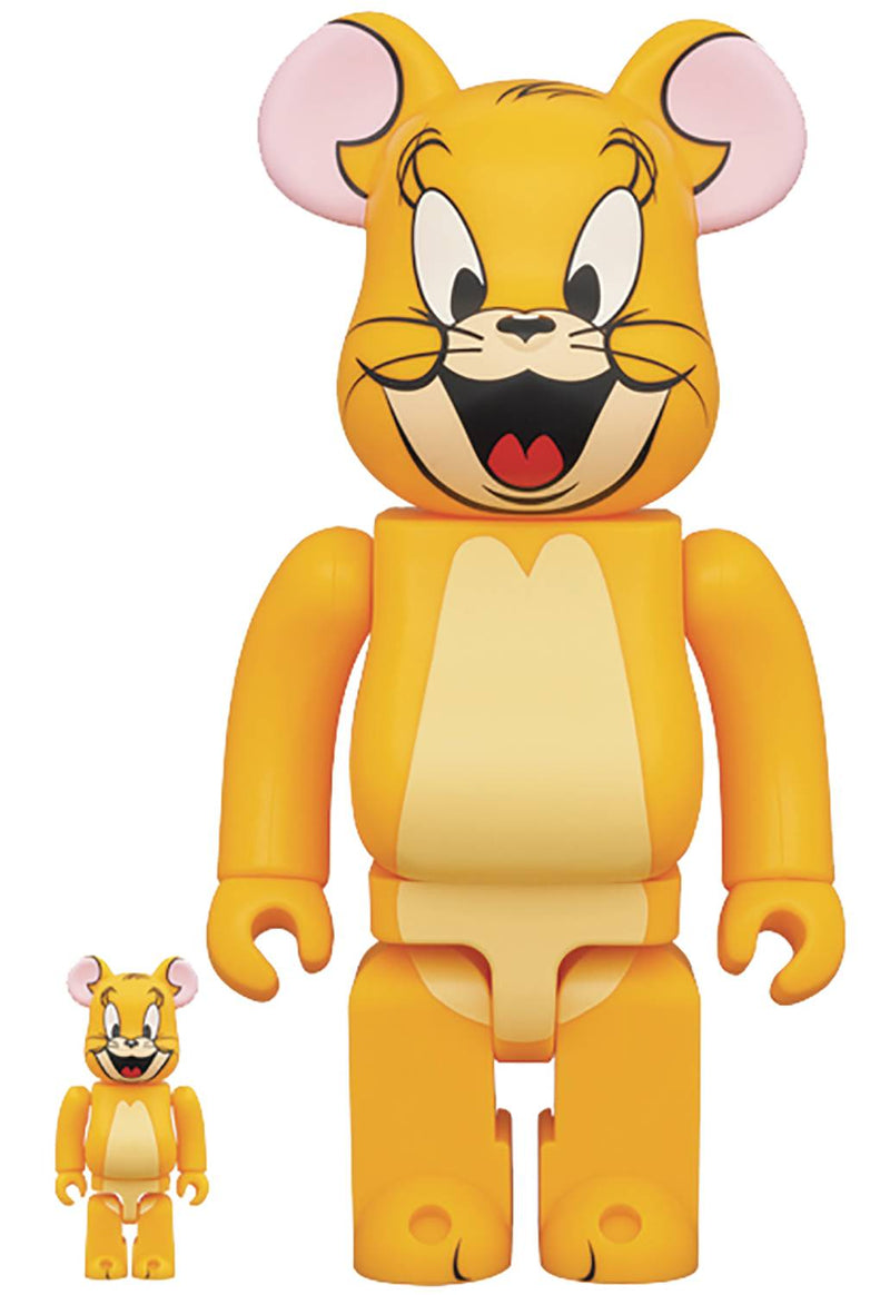 Medicom - Tom & Jerry Classic Color Jerry Bearbrick 100% and 400% 2 Pack