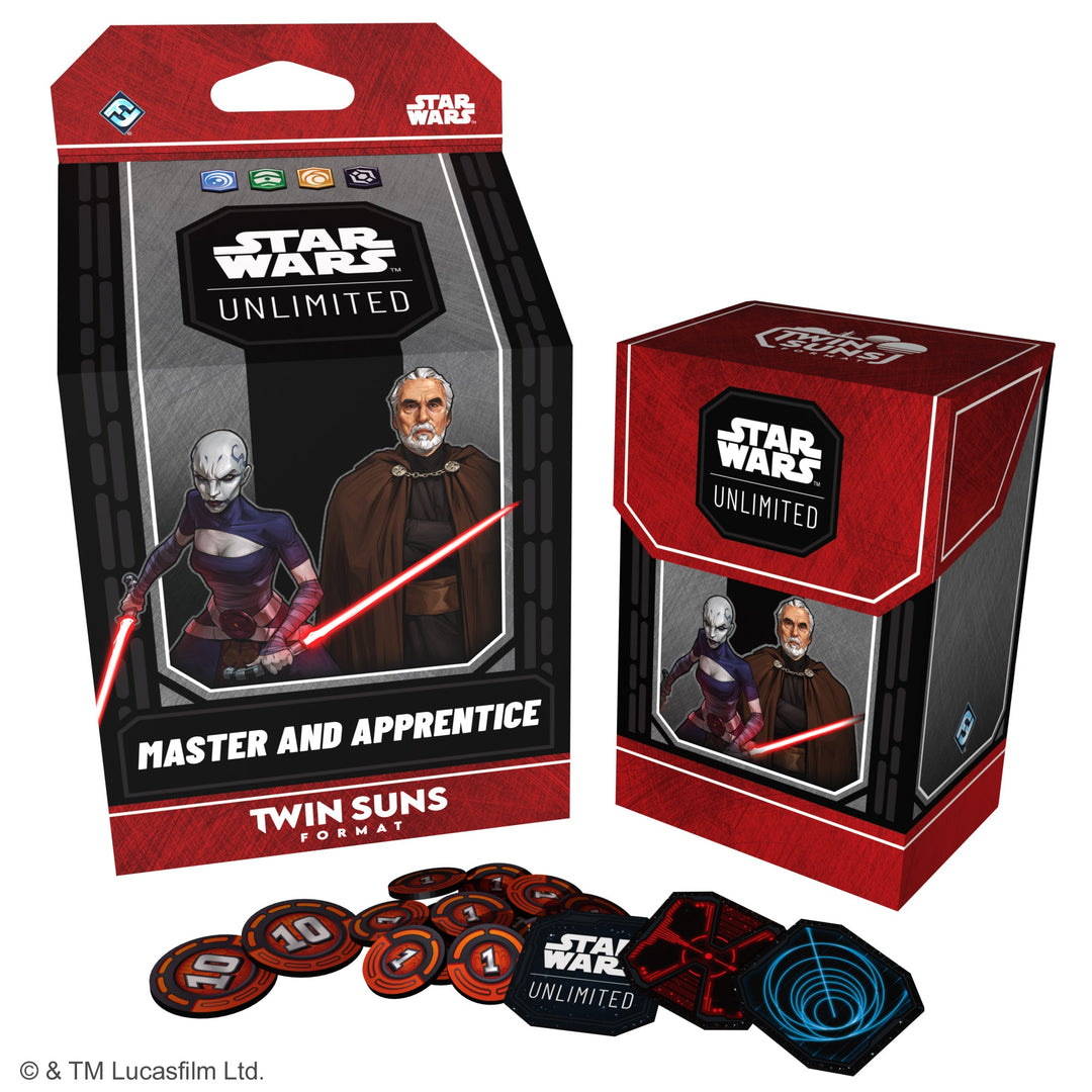 Star Wars Unlimited Twin Suns Master and Apprentice Deck