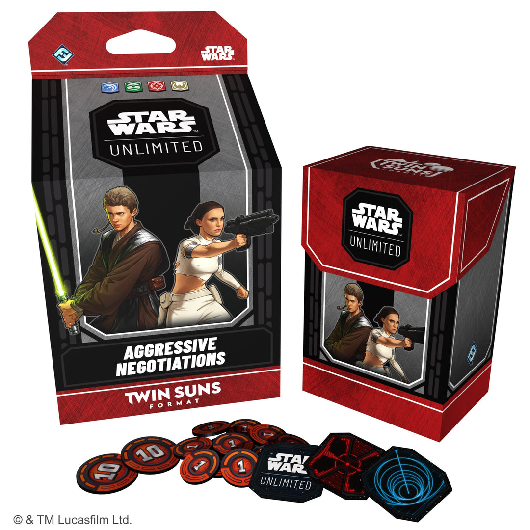Star Wars Unlimited Twin Suns Aggressive Negotiations Deck