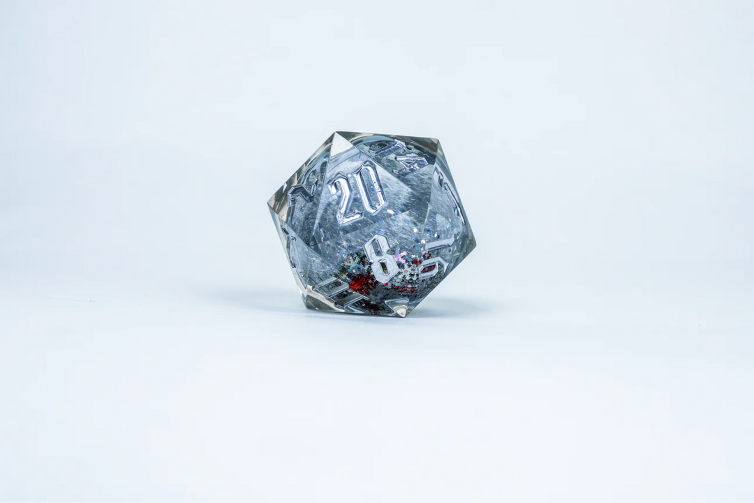 Sirius Dice - Christmas Snowflakes Snowglobe 54mm D20